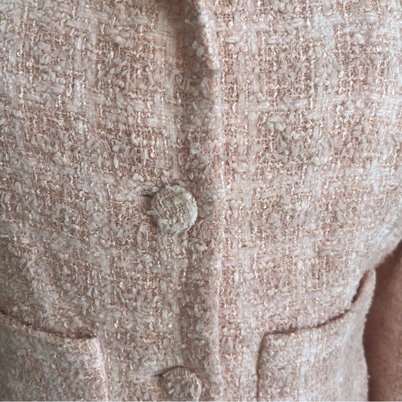 Paule Vasseur Tweed Vintage 2-Piece Suit Pink Sz 40/42 - Picture 3 of 16